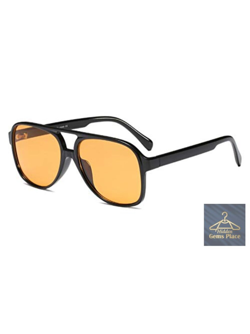 Vintage Retro Aviator Sunglasses Oversized UV400 Protection